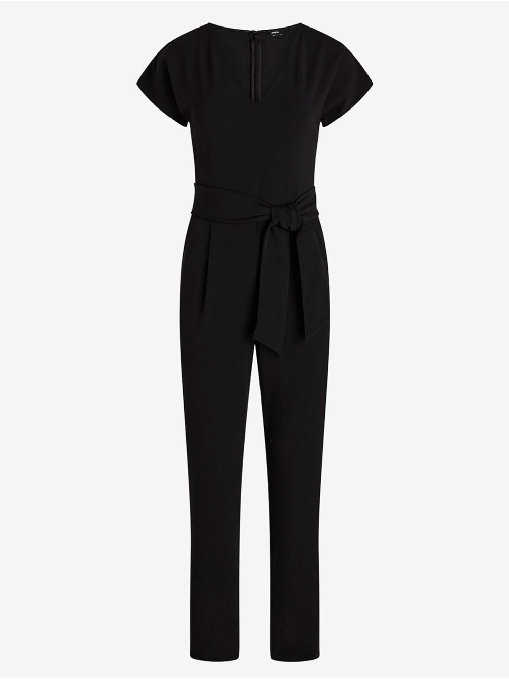 NWT Express V-neck Tie-Waist Jumpsuit